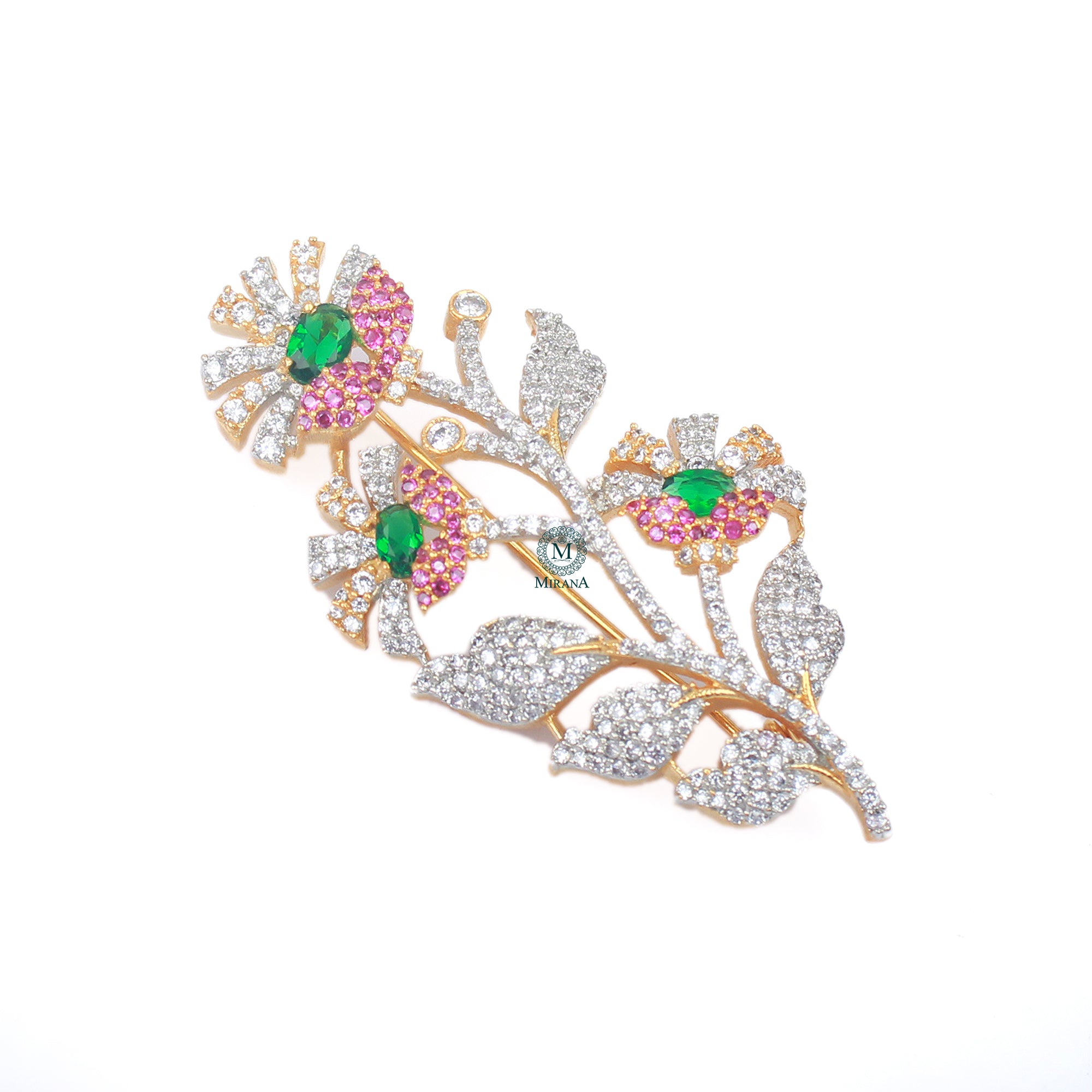 Kritik CZ Designer Brooch