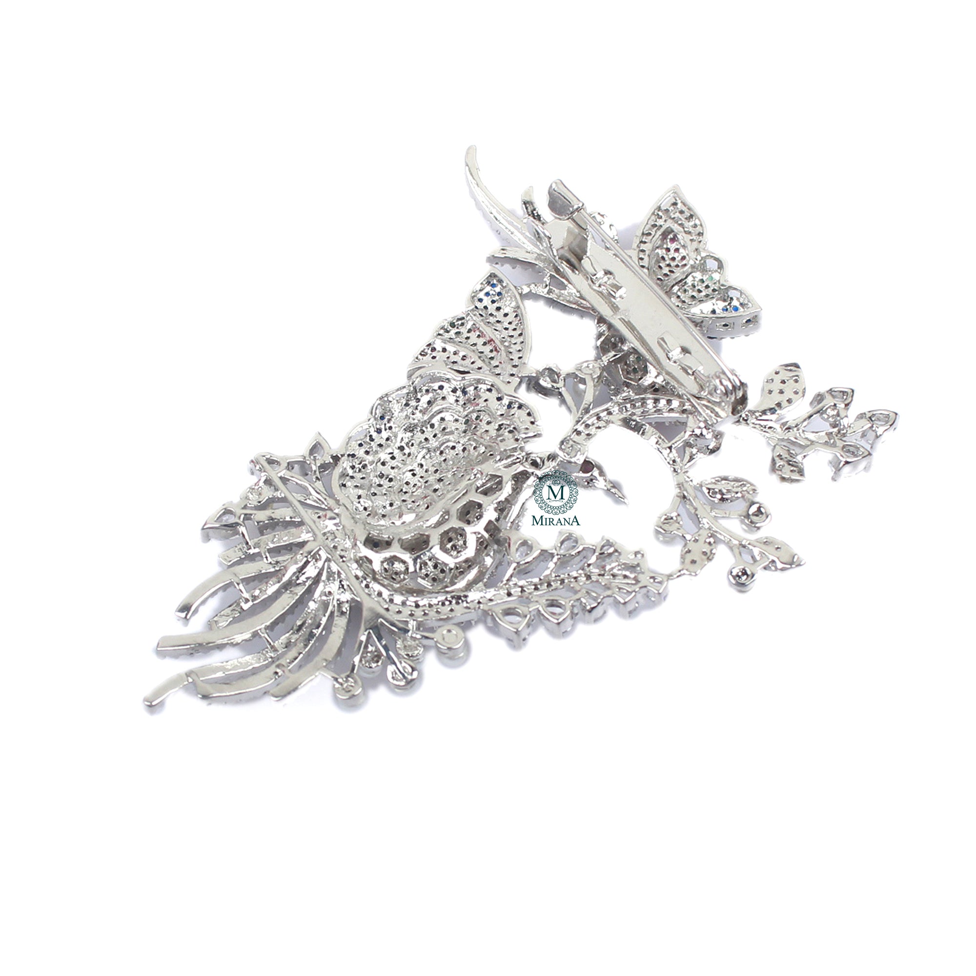 Oshin CZ Designer Brooch