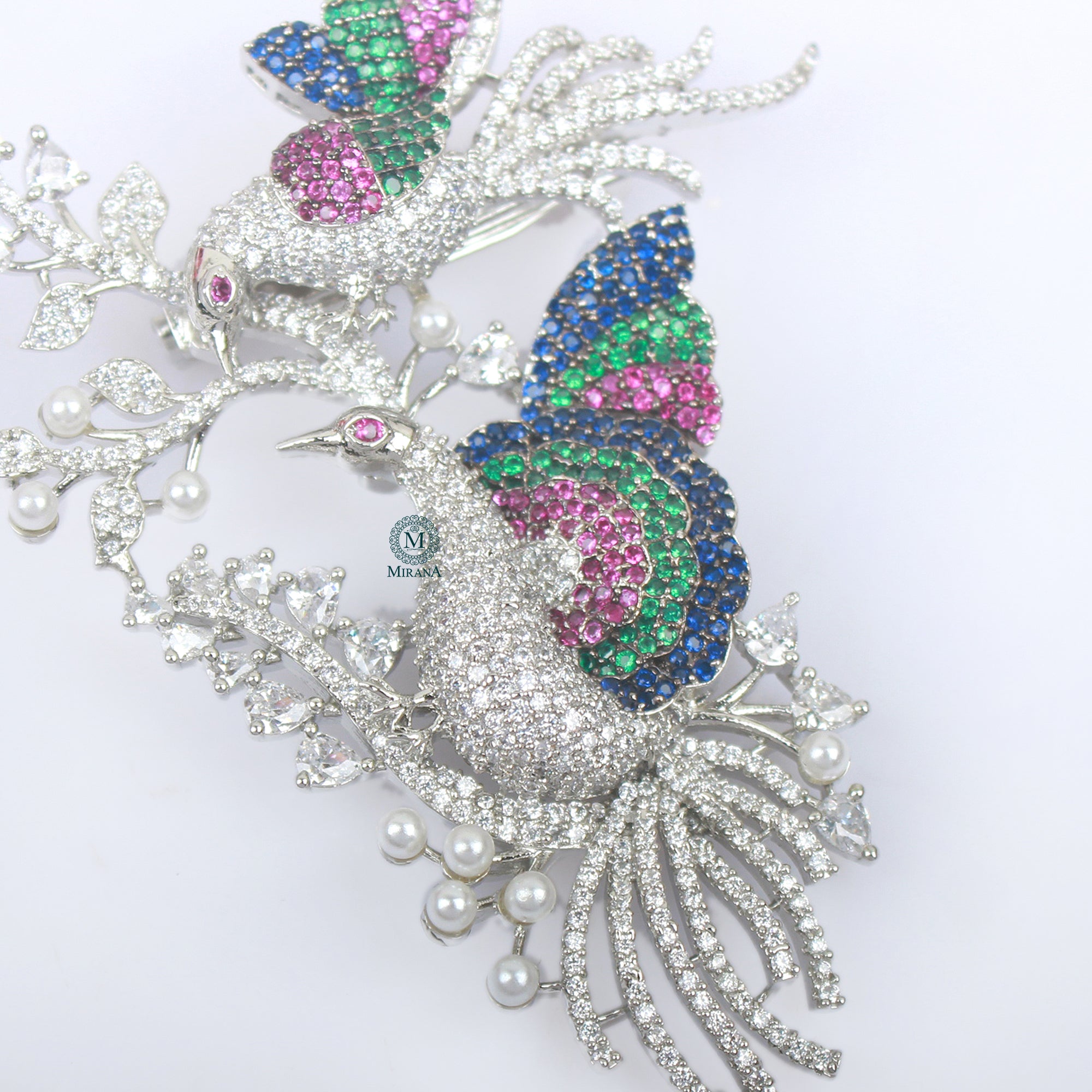 Oshin CZ Designer Brooch