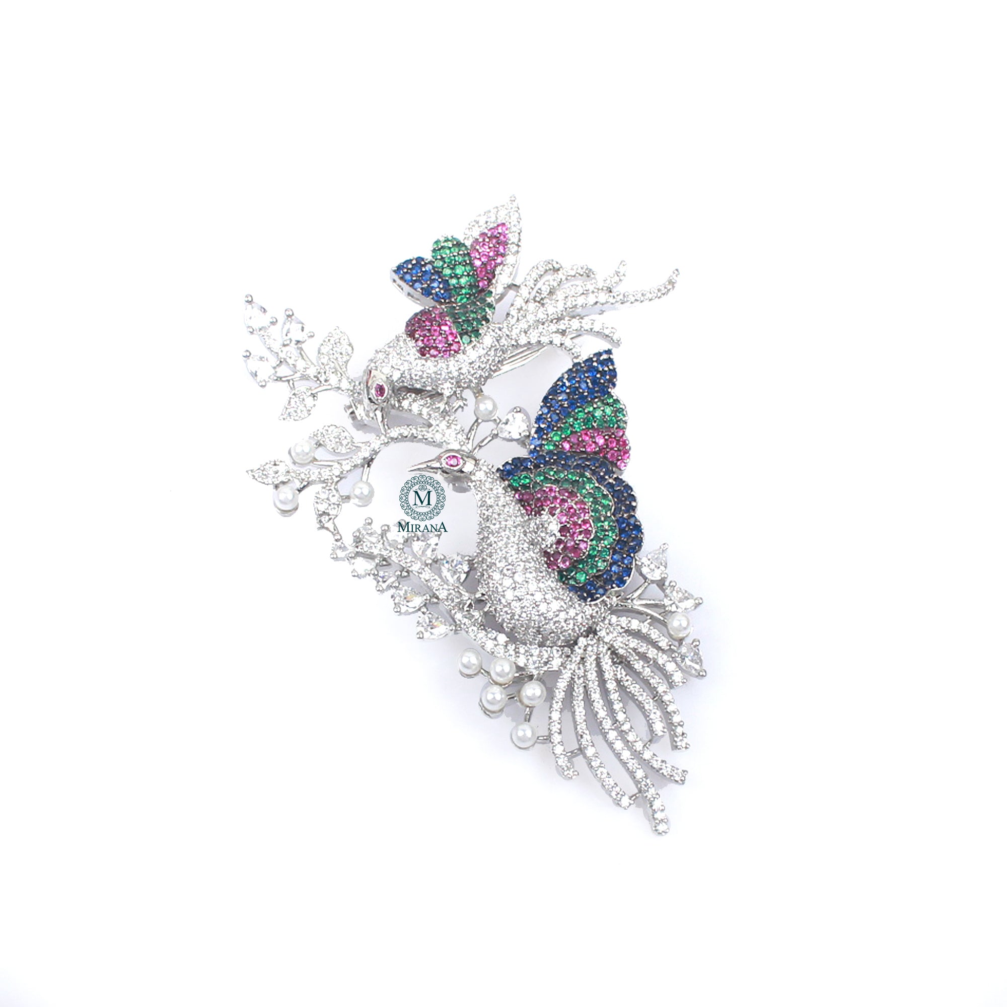 Oshin CZ Designer Brooch