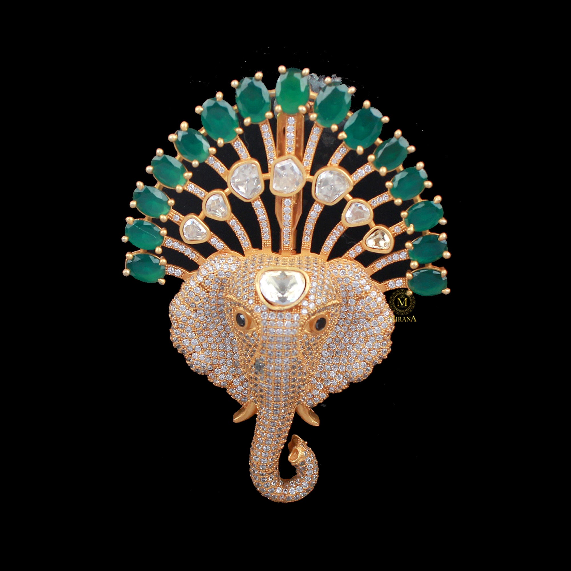 Darsh Moissanite Designer Brooch