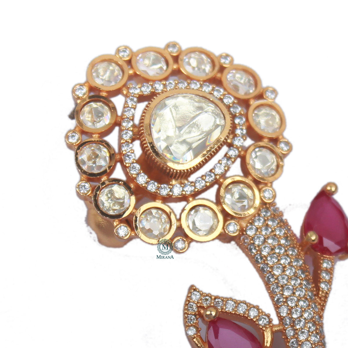 Jay Moissanite Designer Brooch