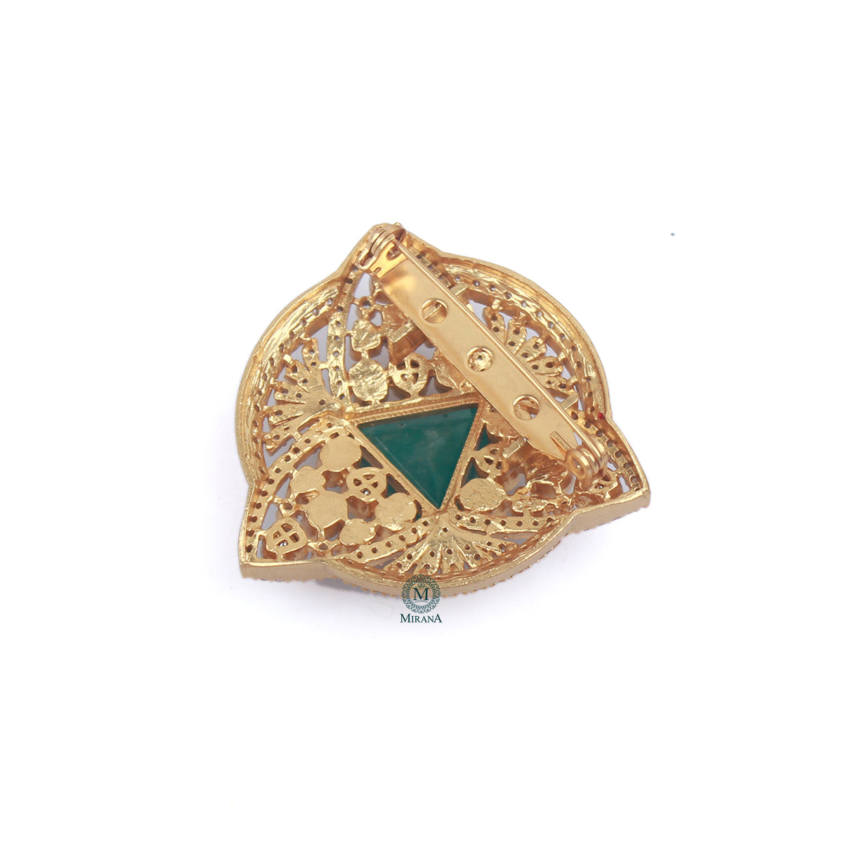 Atharv Moissanite Designer Brooch