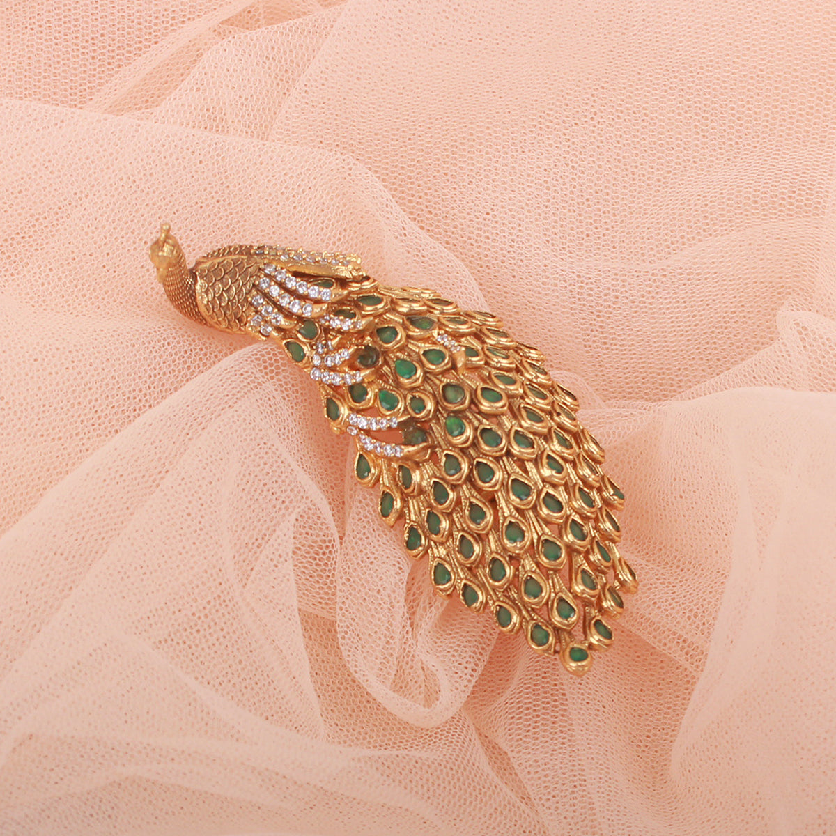 Aryan Polki Designer Brooch