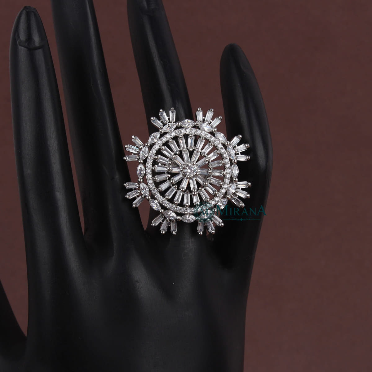 Rudder Wheel Shaped Ring