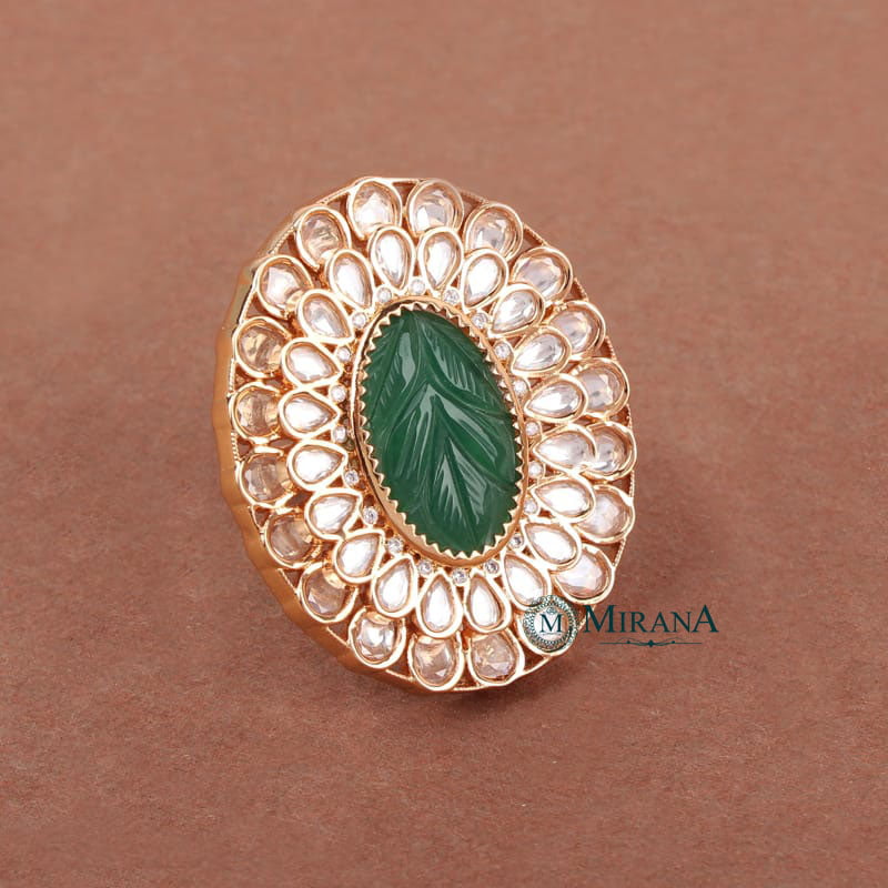 Mohira Bridal Colored Polki Ring