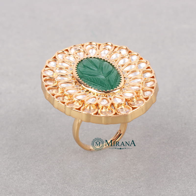 Mohira Bridal Colored Polki Ring