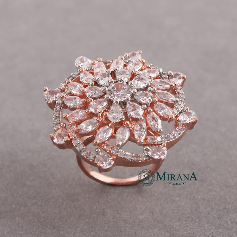 Niya Flower Designer Ring