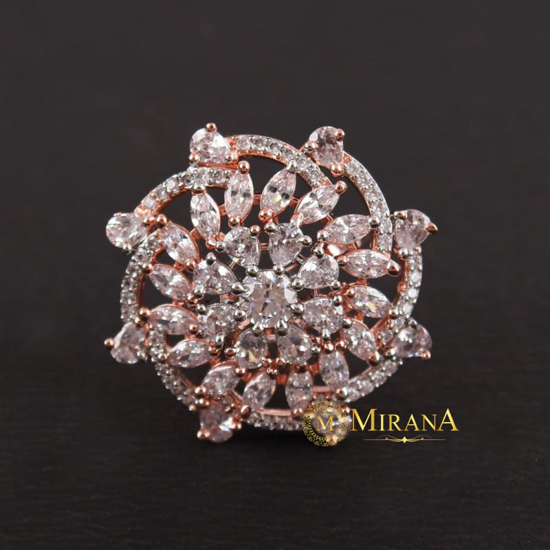 Niya Flower Designer Ring