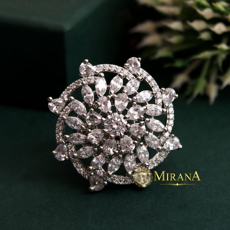 Niya Flower Designer Ring