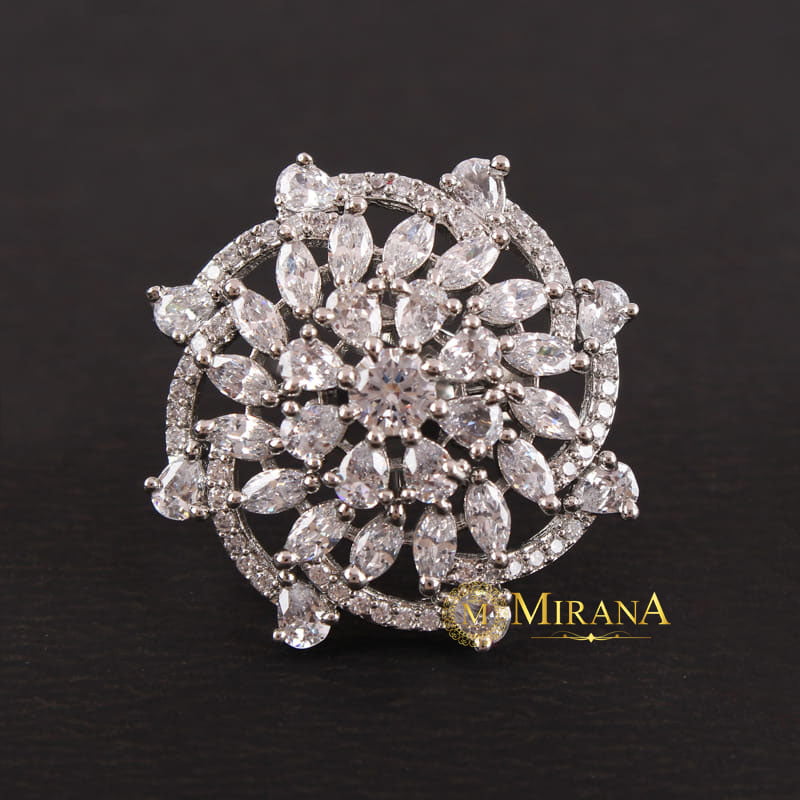 Niya Flower Designer Ring