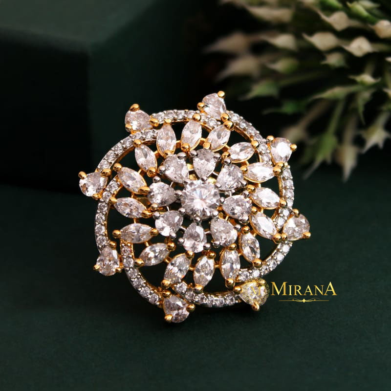 Niya Flower Designer Ring