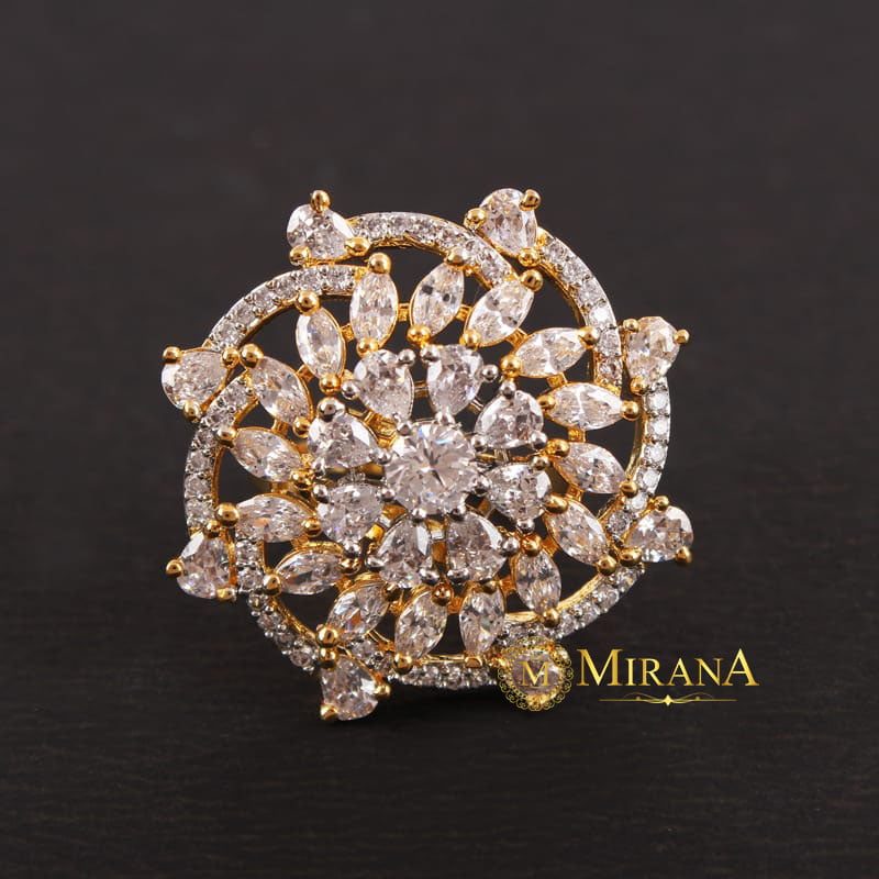 Niya Flower Designer Ring