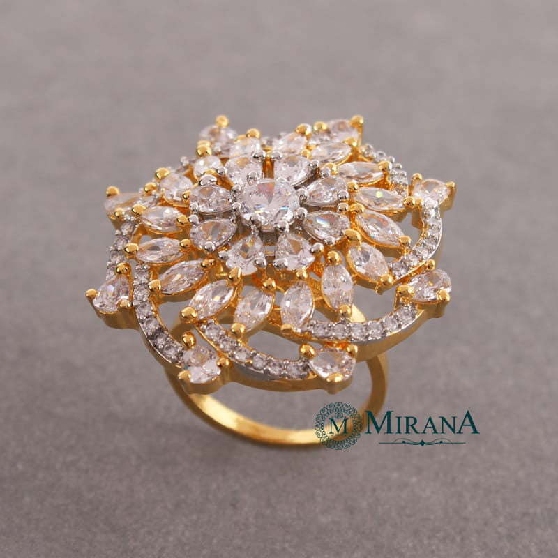 Niya Flower Designer Ring