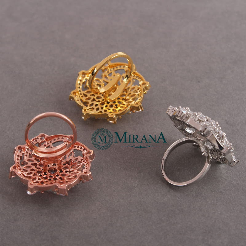 Niya Flower Designer Ring