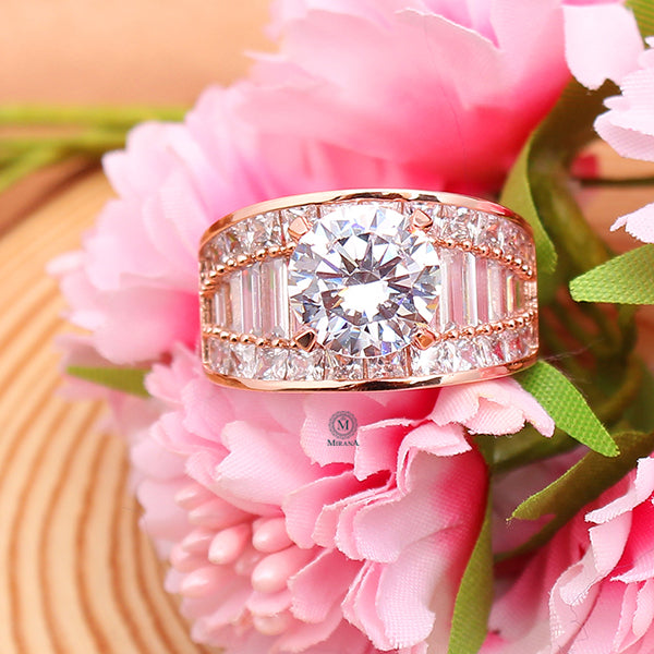 Iris CZ Designer Ring