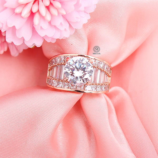 Iris CZ Designer Ring