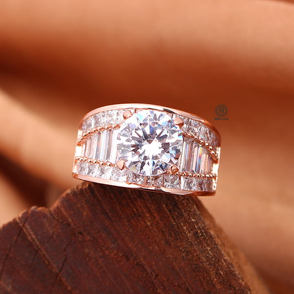 Iris CZ Designer Ring