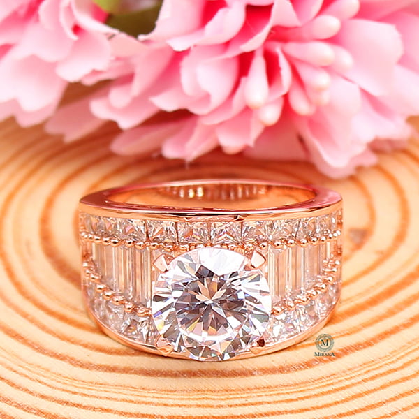Iris CZ Designer Ring