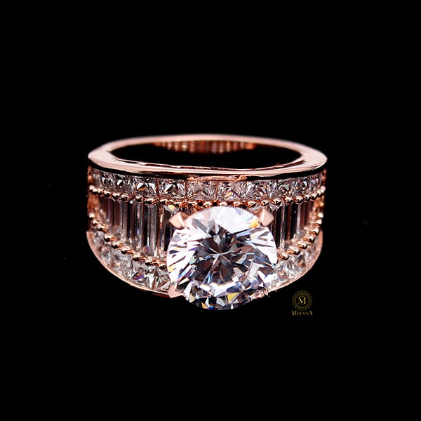 Iris CZ Designer Ring