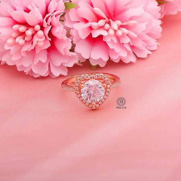 Delisha Heart Shaped CZ Designer Ring