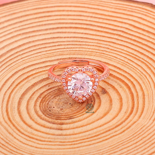 Delisha Heart Shaped CZ Designer Ring