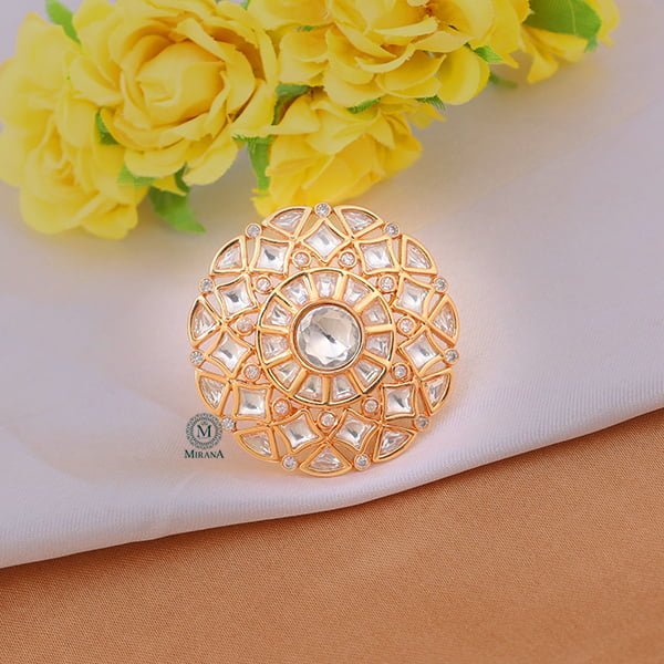 Shaisha Polki Designer Ring