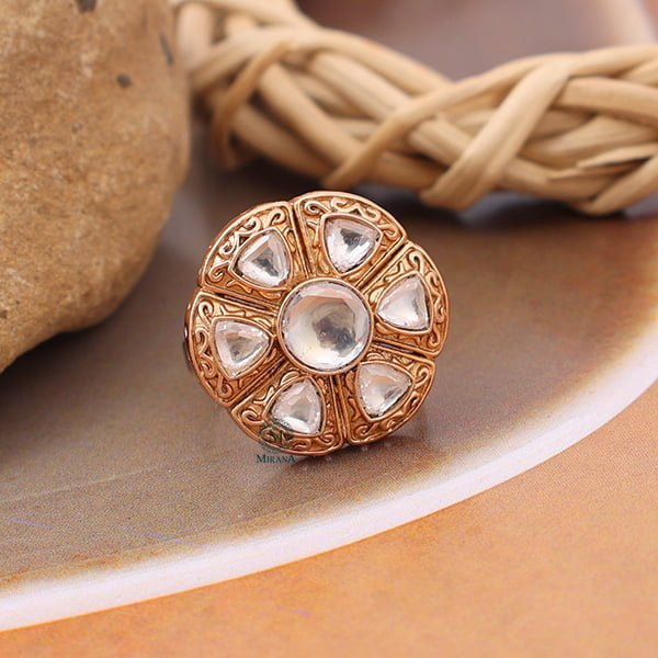 Mahika Moissanite Designer Ring