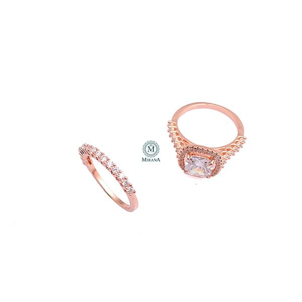 Florence Stacking CZ Designer Ring