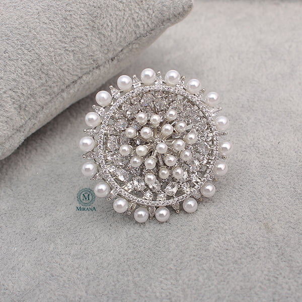 Austin Pearl Shine Designer Ring