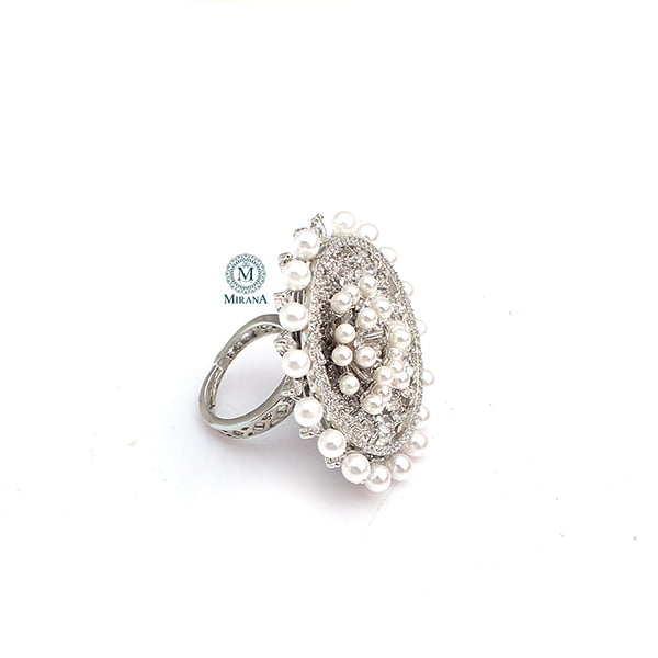 Austin Pearl Shine Designer Ring