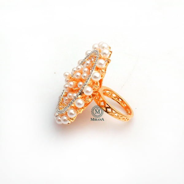 Austin Pearl Shine Designer Ring