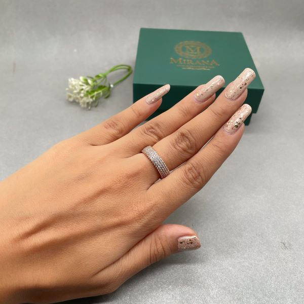 Aura CZ Designer Ring