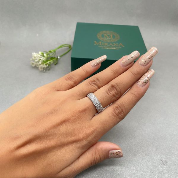 Aura CZ Designer Ring