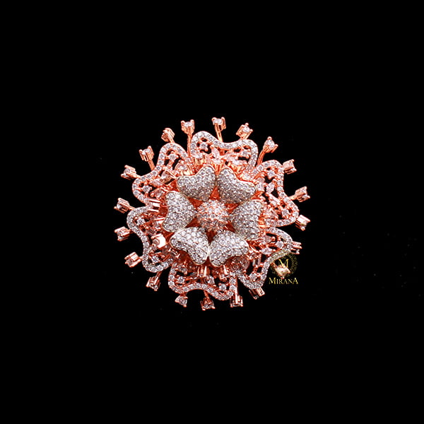 Zena CZ Designer Ring
