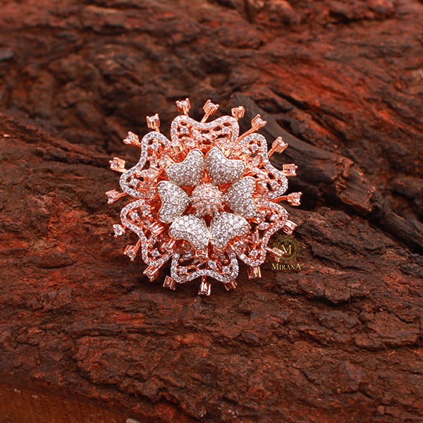 Zena CZ Designer Ring