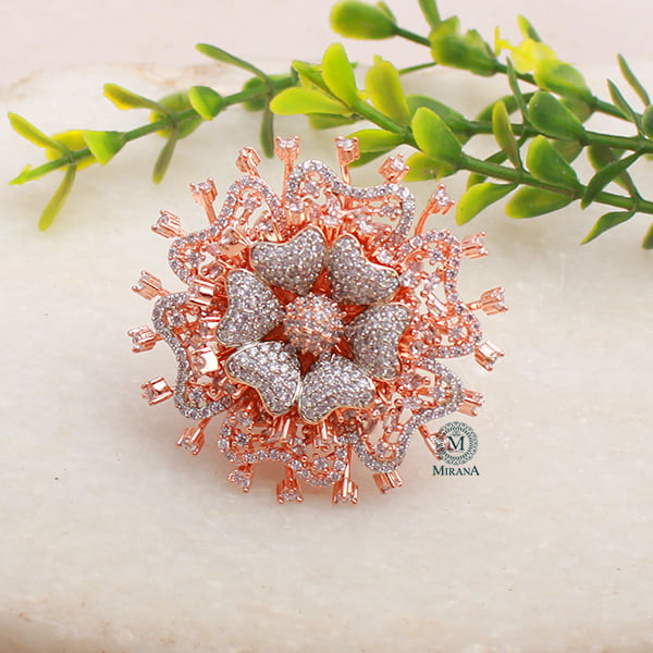 Zena CZ Designer Ring