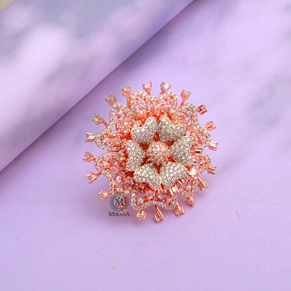 Zena CZ Designer Ring