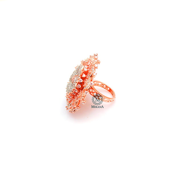 Zena CZ Designer Ring