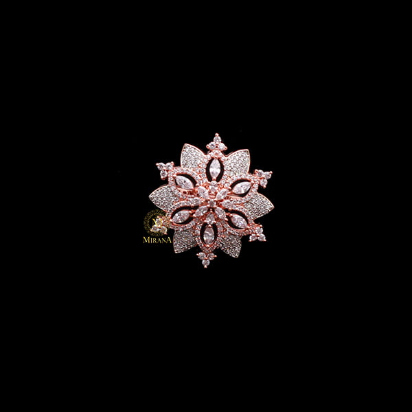 Oviya CZ Designer Ring