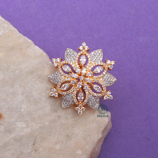 Oviya CZ Designer Ring