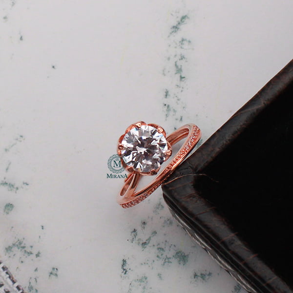 Evica CZ Designer Ring