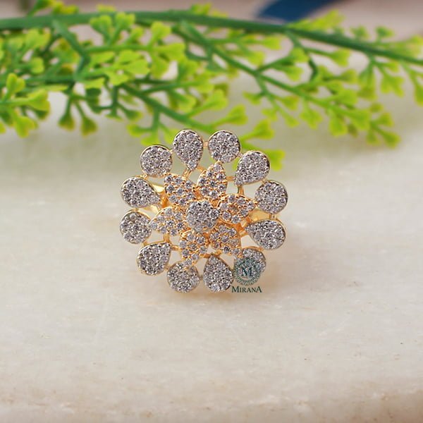 Myrica CZ Designer Ring