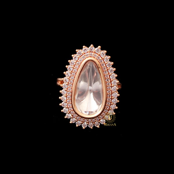 Benisha Polki Designer Ring