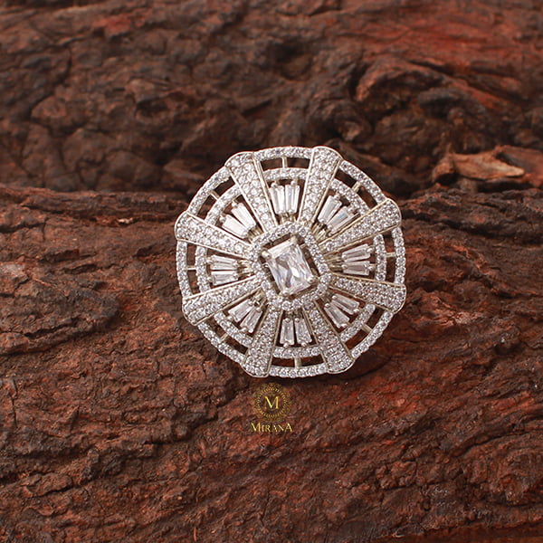 Georgia CZ Designer Ring