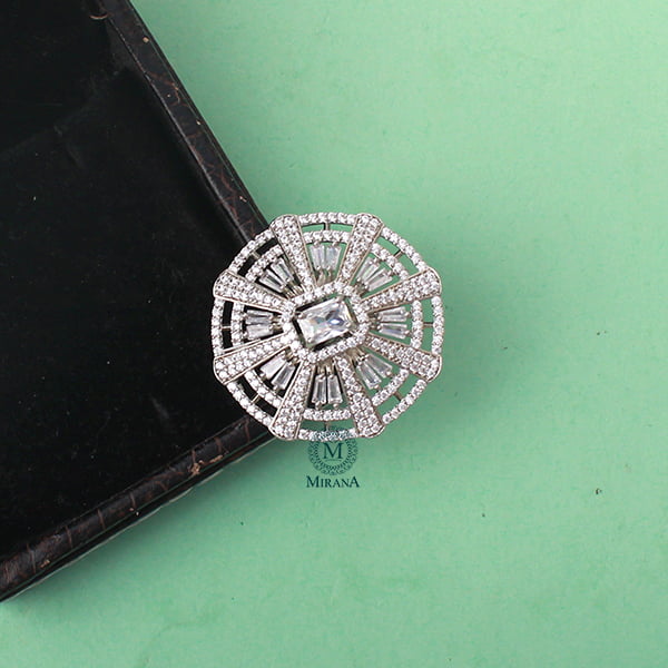 Georgia CZ Designer Ring