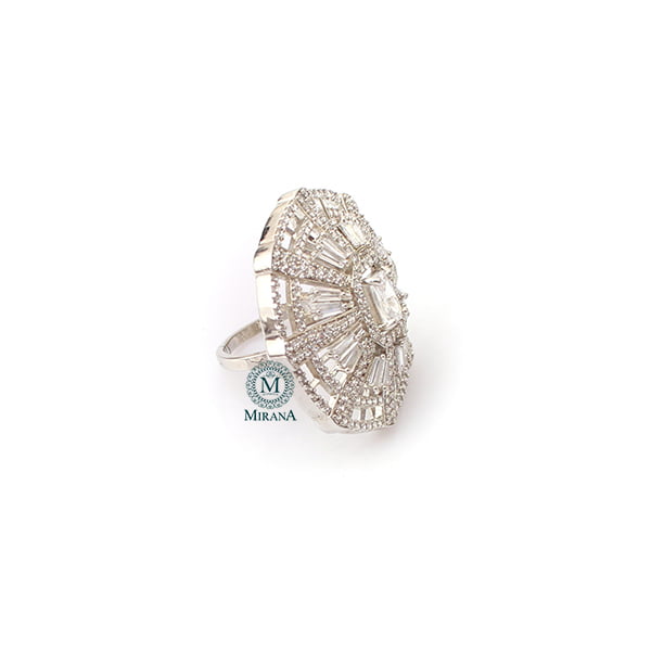 Georgia CZ Designer Ring