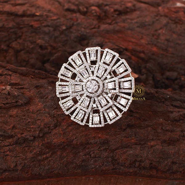 Hailey CZ Designer Ring