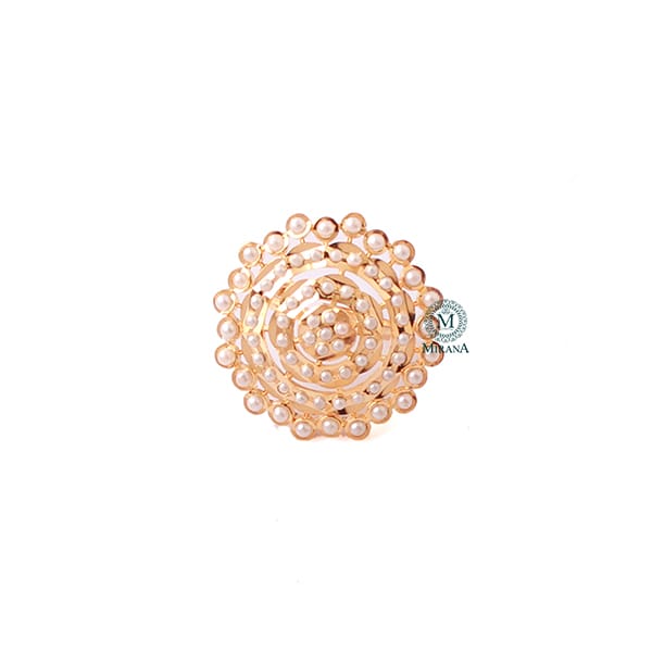 Lipika Pearl Jadau Designer Ring