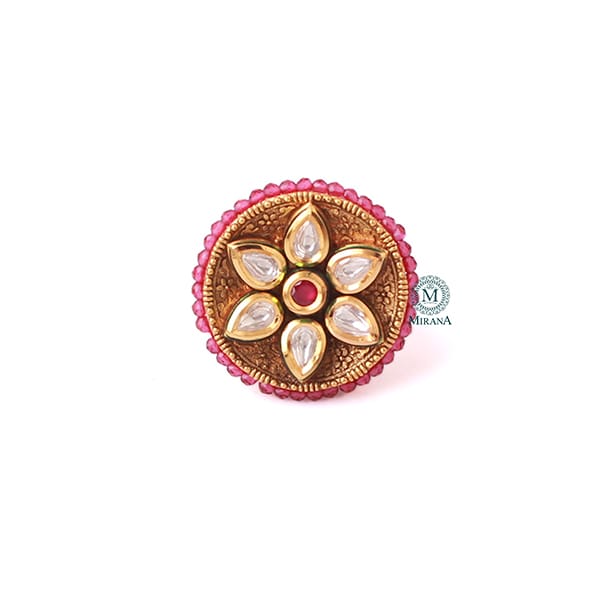 Vamika Polki Designer Ring